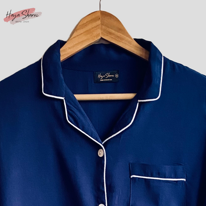 Solid Navy Blue