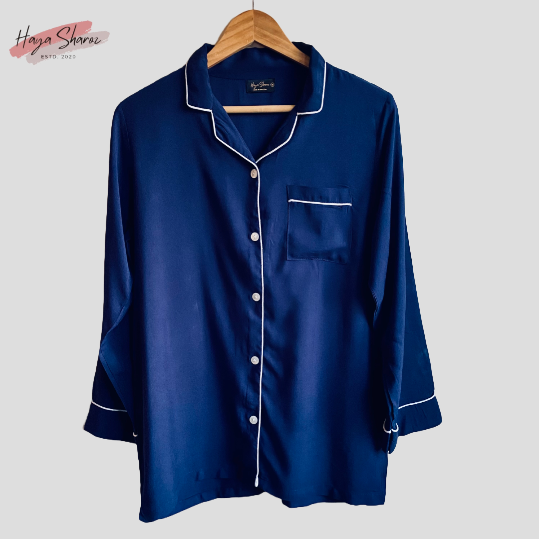 Solid Navy Blue